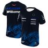 Unisex Carlos Sainz 55 Coureur T-shirt Alex Albon Racing Korte Mouwen Tops Sneldrogend Sport Plus Size T-shirt Voor Williams Fans