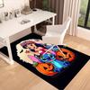 1pc. Halloween Stitch & Lilo Floral Crown Pumpkin Outdoor Rug Home Decor Gift for Room Bedroom Office Carpet Floor Matz041080