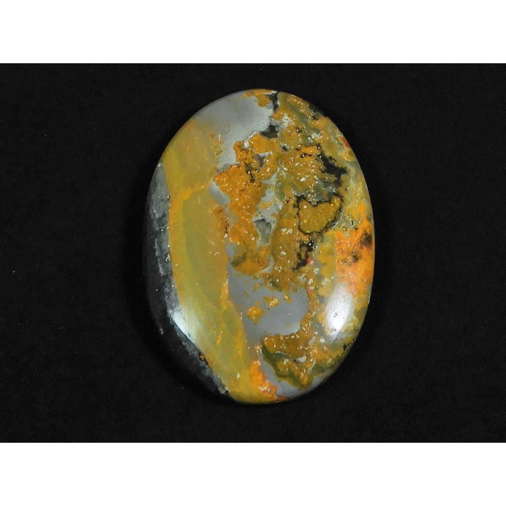 58Cts. Natural Bumble Bee Jasper Oval Cabochon Loose Gemstone 28X40X06 MM D-88