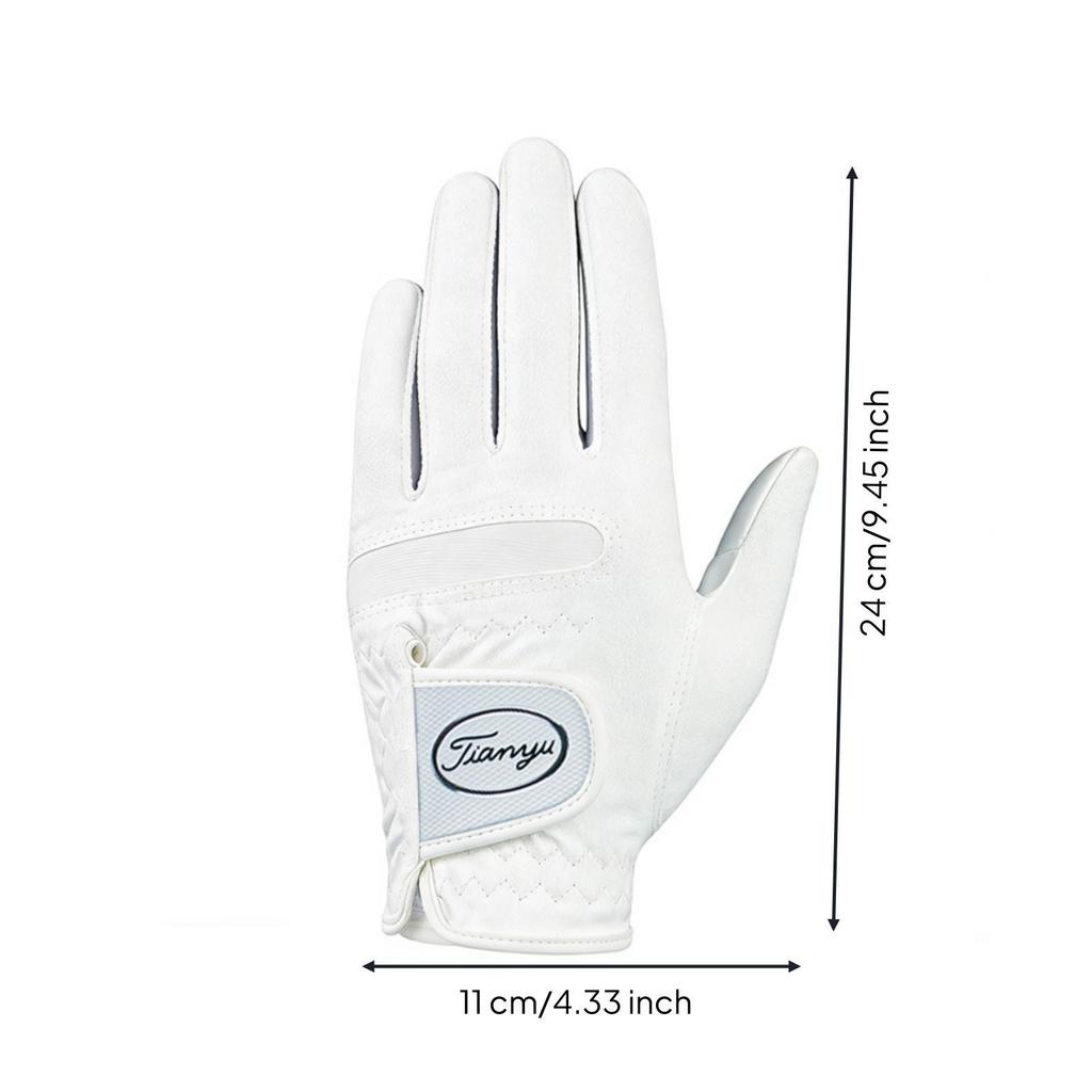 Left-Hand Golf Glove Wear-Resistant Left Hand Sports Gloves Synthetic
