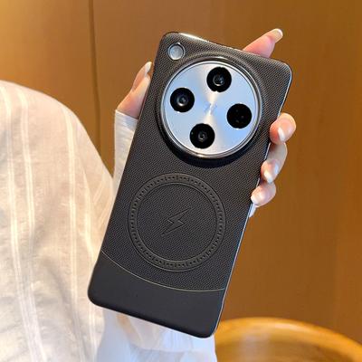 Für Oppo Find X8S Plus Magnetisches Ladeleder Handyhülle für OPPO Find X8 Pro X8 Ultra Randlose Harte Schutzschale