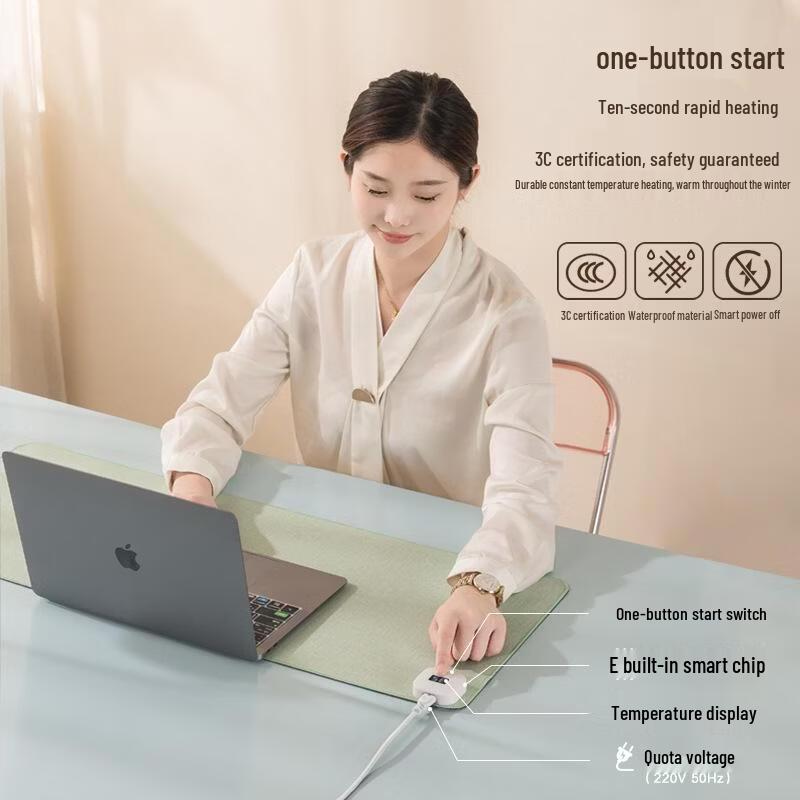 Jingjing Rishang Waterproof Heating Desk Pad