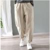Women's Autumn and Winter Loose Large Size Corduroy Cold-resistant Plus Velvet Thickened Outer Wear All-match Casual Harlan Warm Trousers