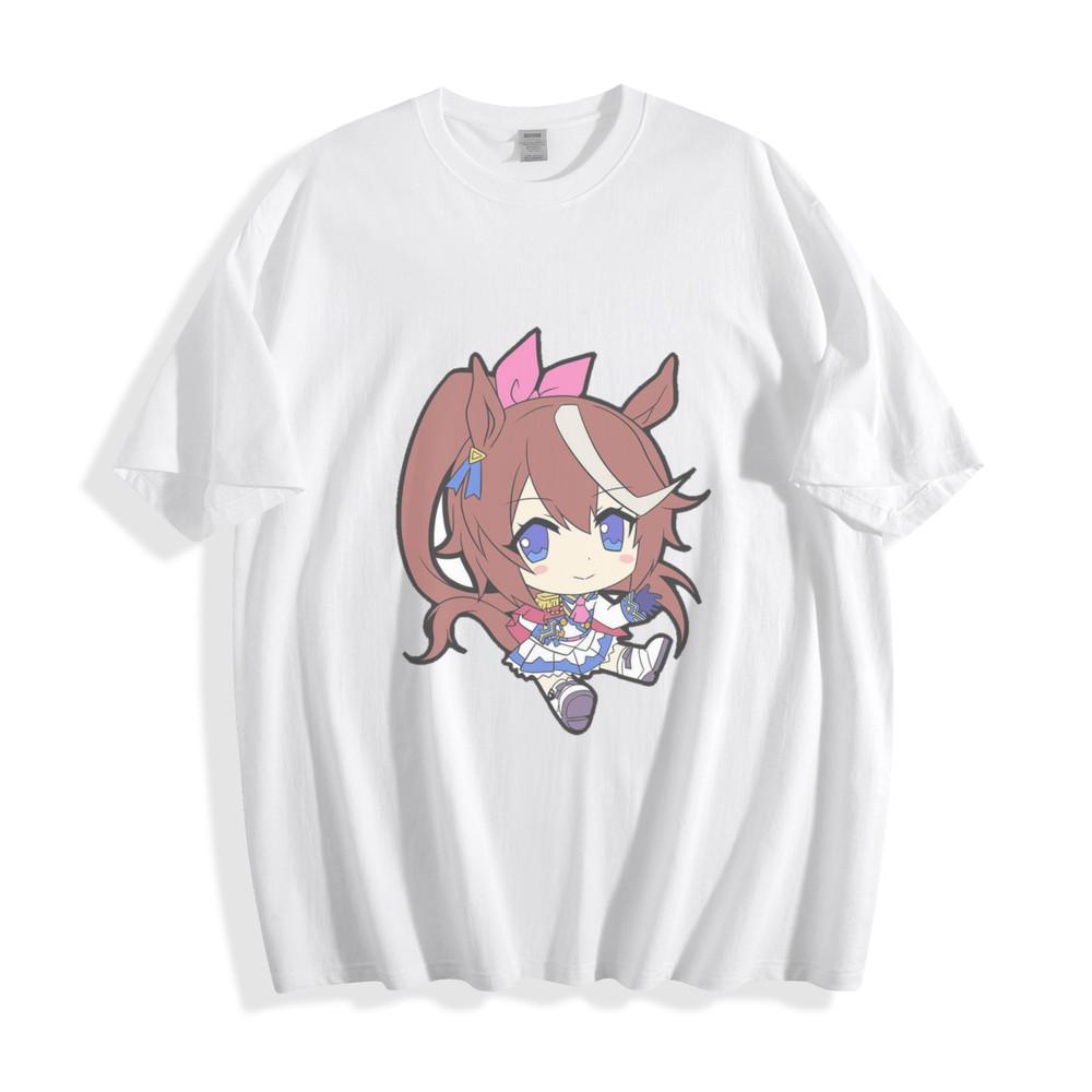 

Umamusume Tokai Teio T-Shirt - Regal Chibi Design Unisex Tee S