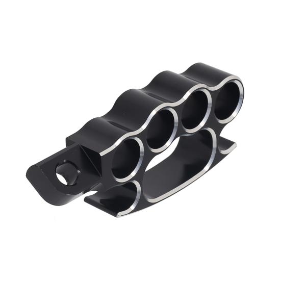 2 Stück Knöchel Fußstütze Langlebiges Aluminium Motorrad Fußrasten Pedale Kompatibel mit fxcw