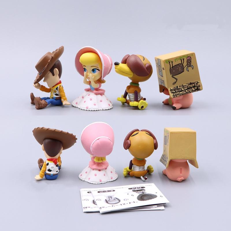 4 Pezzi Mostri dell'Università Toy Story Inc Figure Alieni Action Figure Anime Michael Wozosky Randall Boggs Modello Versione Q Giocattoli