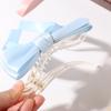 Sweet Bow Ribbon Hair Clip French Style Women Hairpin Fashion Satin Bow Hair Clip  Girls