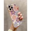 Colorful Texture Flower Pattern Phone Case Suitable for iPhone 17 16 15 14 13 12 11 Pro/Max/Plus Anti Drop and Shockproof
