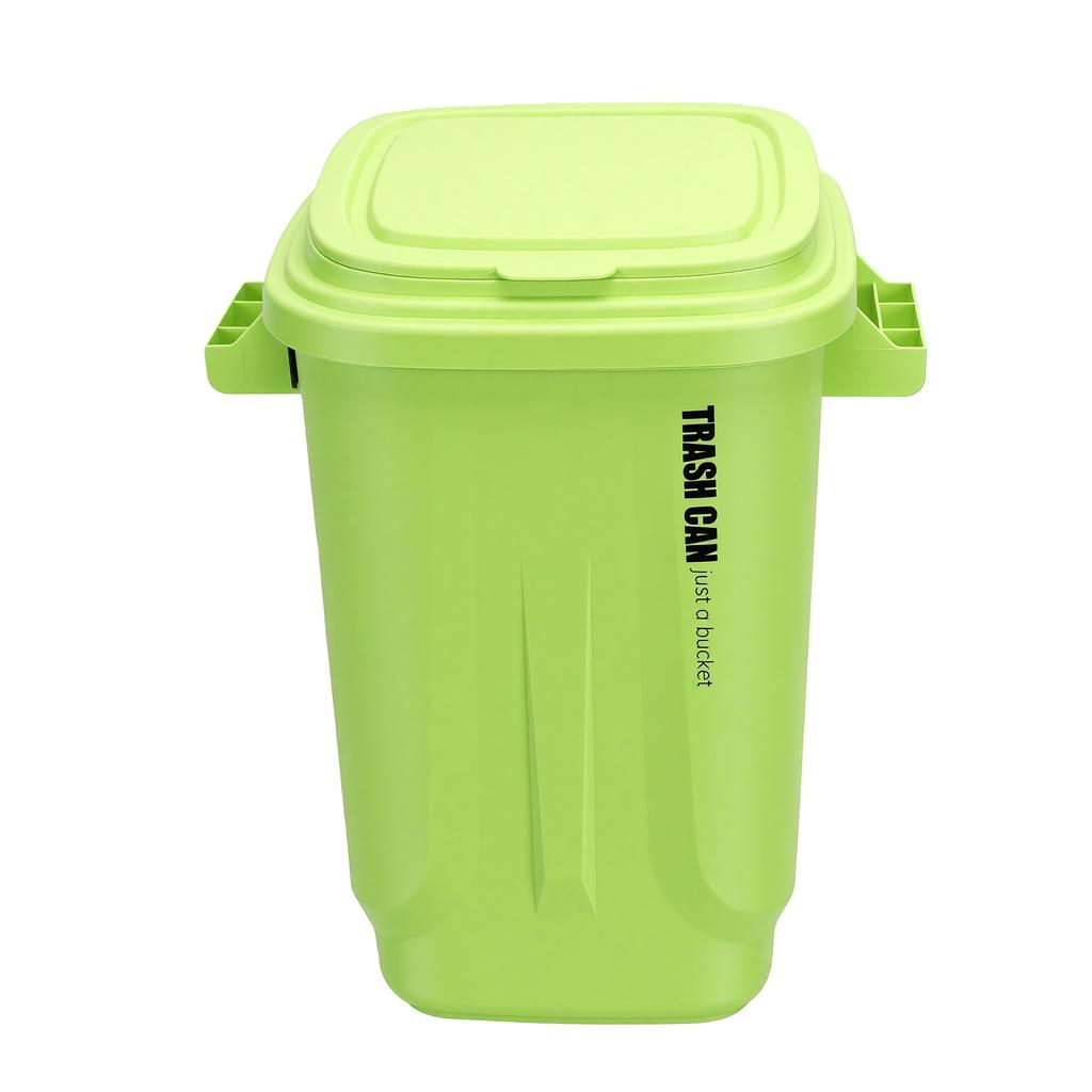 73L Trash Can with Lid Large Capacity Waste Bin with Handles Storage for Kitchen Bathroom
