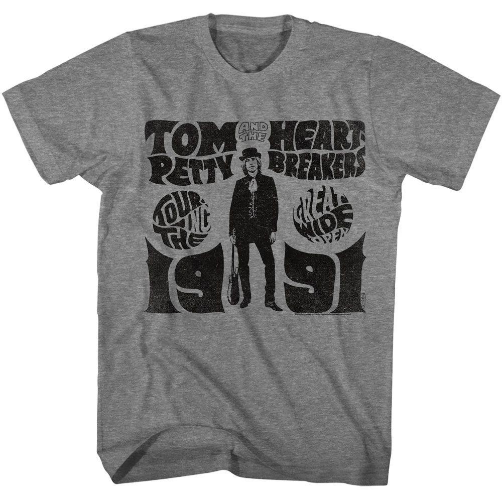 Tom Petty - Touring Tgwo 91 - American Classics - Heather Gray Short Sleev 140