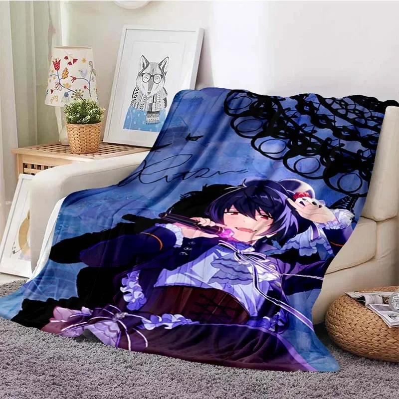 Cartoon Kinder Warme Decke Idol Fantasy Festival Untote Gruppe Bedruckte Decke Mikrofaser Flauschige Decke