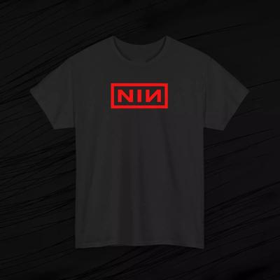 Nine Inch Nails T-Shirt Reprint Red Logo Rock Concert Fan Shirt S-4XL Unisex T-Shirt