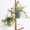 Double-Layer Hanging Plant Holder Lazy Water Plastic Basket Wall Flower Pot