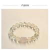 Natural Citrine 10mm Beaded Bracelet Women Fashion Simple Crystal Jewelry