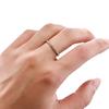 1pc Classic Simple Style Stainless Steel Men's Ring Matching  Women's Ring