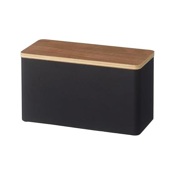 Yamazaki Jitsugyo (Yamazaki) Sanitary Storage Case Brown Approx. W23XD10.5XH14cm Lin Clean Around the Toilet Small Items Storage Multi Case 4807