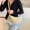 Versatile Nylon Crossbody Bag Adjustable Strap Dumpling Bag Sweet Plaid Shoulder Bag  Outdoor