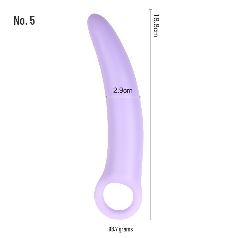 Crescent Female Vibrator: Hand-Pulled Anal Plug for SM Training & Adult Play