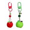 Sturdy Apples Keychain In Red And Green For Key Organization And Gifts