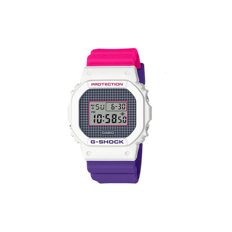 Casio Watch series-DWBGD Series, Waterproof and Shockproof Movement, Quartz Movement, Resin Strap, Japanese and Korean DW-5600THB-7PR&BGD-560THB-7PR