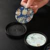 Chinese Style Vintage Absorbent Tea Coasters Heat-resistant Mats and Anti-skidding Storage Kung Fu Tea Cup Holder Accessories