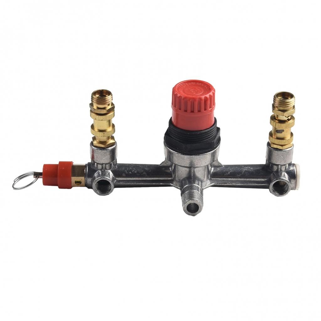 Workshop Pump Parts Aluminum bracket Red cap Push-pull valves Regulator