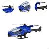 Small Diecast Alloy Helicopter Mini Model Plane Birthday Gift Cake Decoration Toy Collection