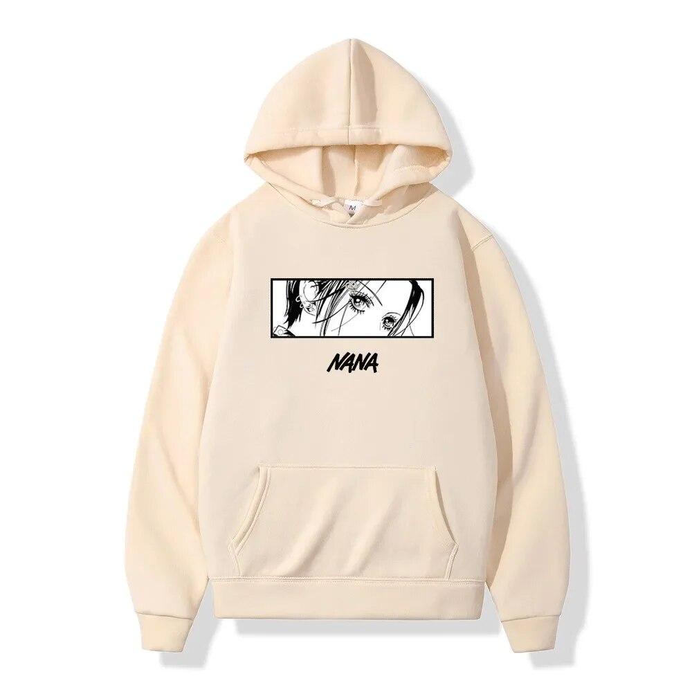 Нана Осаки толстовки аниме унисексга принт уличная одежда унисекс женская повседневная мода большие толстовки с капюшоном пуловеры в стиле Харадзюку одежда унисекс 2XL 4873₽