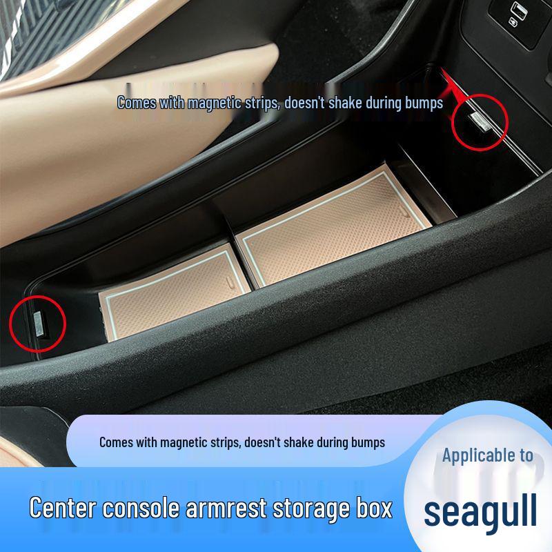 BYD Seagull Center Console Double-Layer Magnetic Storage Organizer