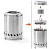 Portable Charcoal Stove Mini Smokeless Tabletop Fires Pit Low Smoke