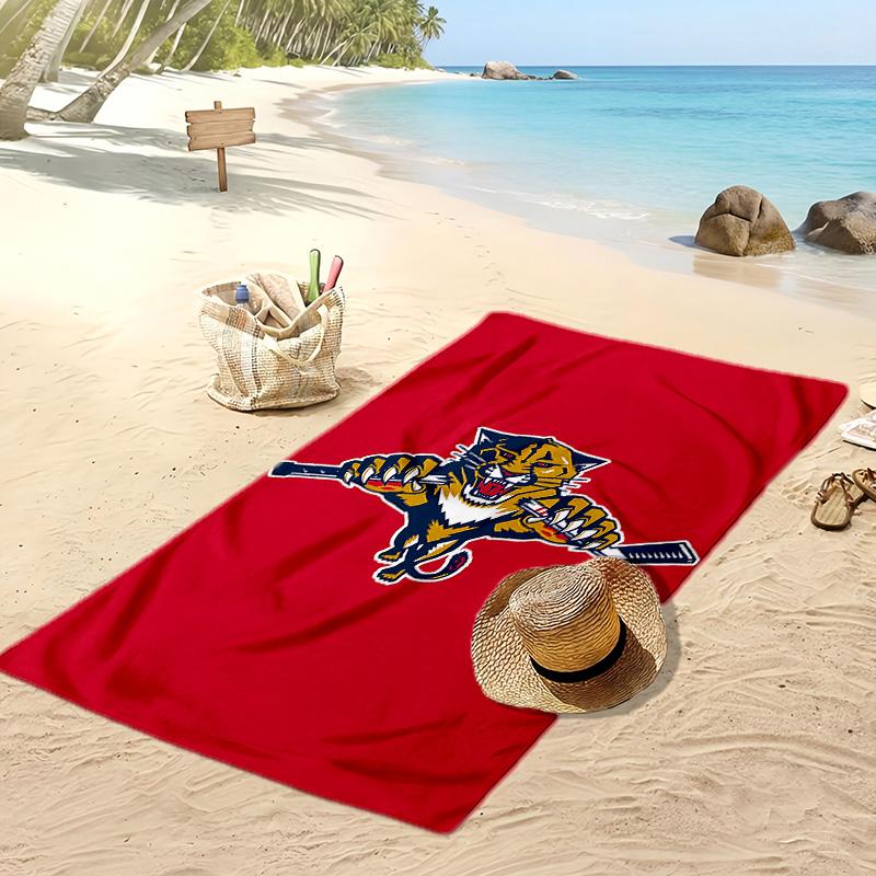 Florida Printed Beach Towel Quick Dry Soft TowelPortable Large Rectangular Beach Blanket for Travel Swimming Pool