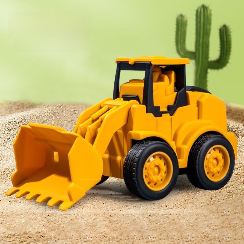 Childrens Inertia Pressing Construction Truck Toy Set For Boys And Girls Ages 3 To 6