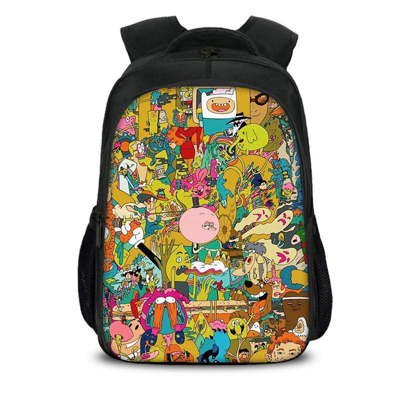 De Geweldige Wereld van Gumball Dubbellaags Rugzak Cartoon Anime Bedrukt Student Jongens en Meisjes Nieuwe Stijl