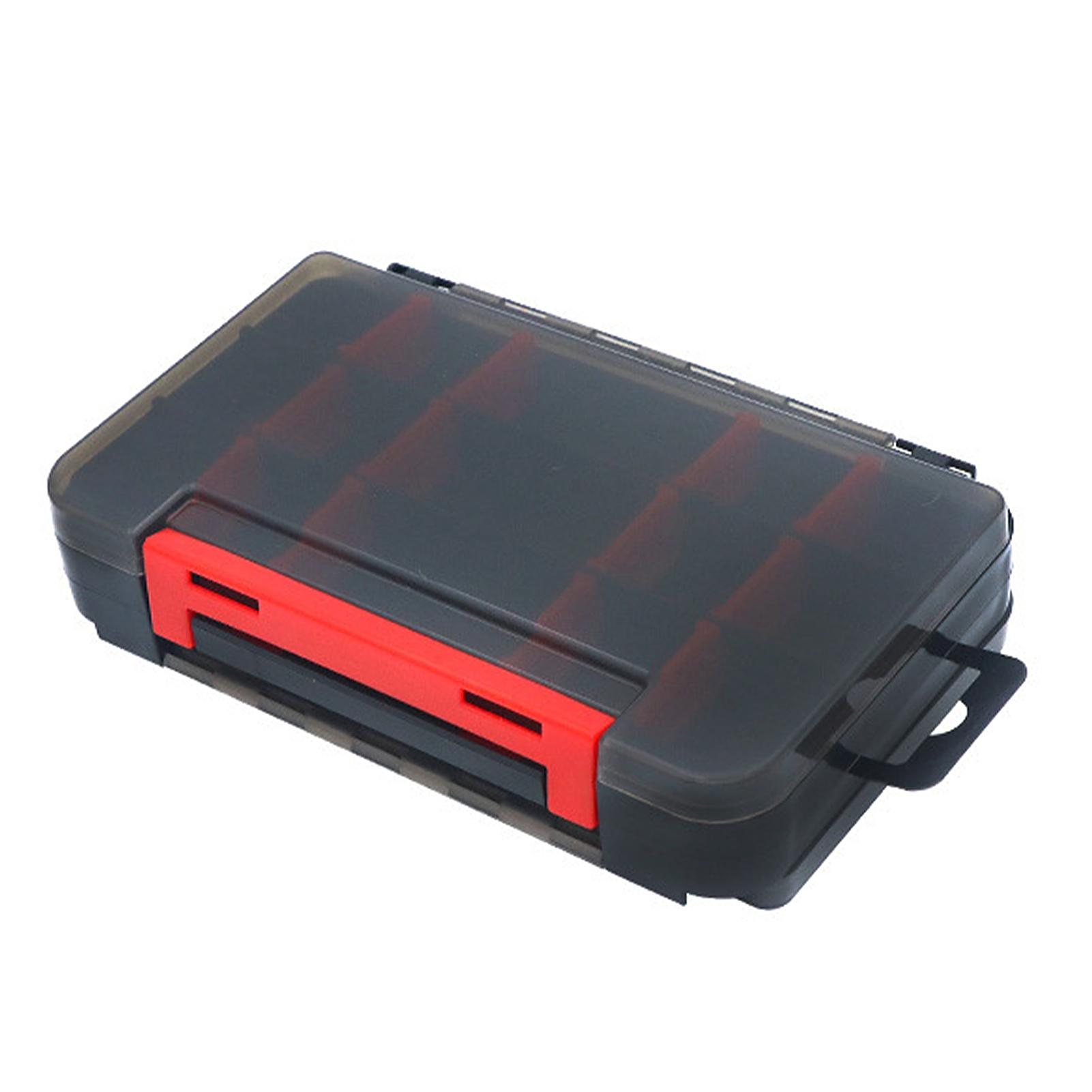 

Двусторонняя коробка для приманок, органайзер для приманок, контейнер для рыболовных снастей