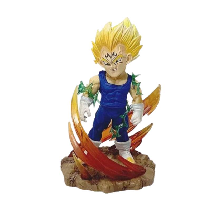 

Son Dragon Ball Goku Super Saiyan One Figurine Anime Xmas Room Model Ornament Vegeta