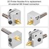 24pcs 3D Printer Extruder Mk8 Nozzles 0.2 0.3 0.4 0.5 0.6 0.8 1.0 Mm for Anet A8 Makerbot MK8 Creality CR-10 Ender 3 Ender 5
