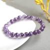 Natural Dream Lace Amethyst Stone Beaded Bracelets Women Purple Crystal Quartz Energy Bead Reiki Healing Bangle Jewelry Gift