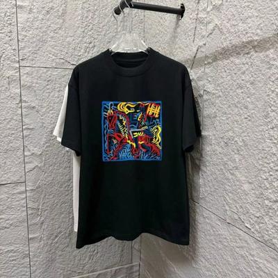 Printed T-Shirt Unisex's New Summer Luxury Brand Short-Sleeved Comfortable And Versatile Couple Top Loose Casual Clothing