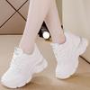 Fashion New Soft Sole Comfortable Versatile Sports Outdoor Shoes 2025 Woman Spring Black Fashion Round Toe Platform Casual Sneakers