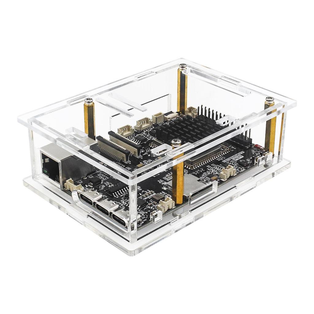 ESP32-P4 Development Board Acrylic Case with Aluminum Heatsink