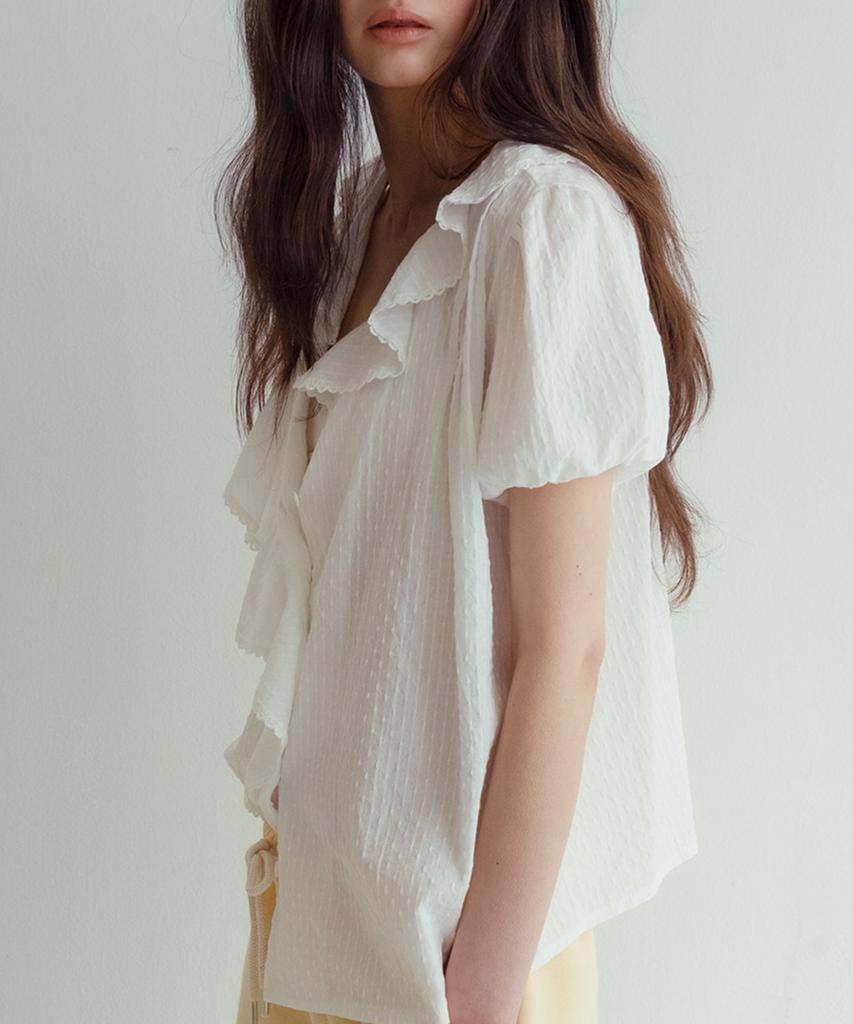 MURMURE [2Nd] Liev Ruffle Collar Blouse_Liev Blouse