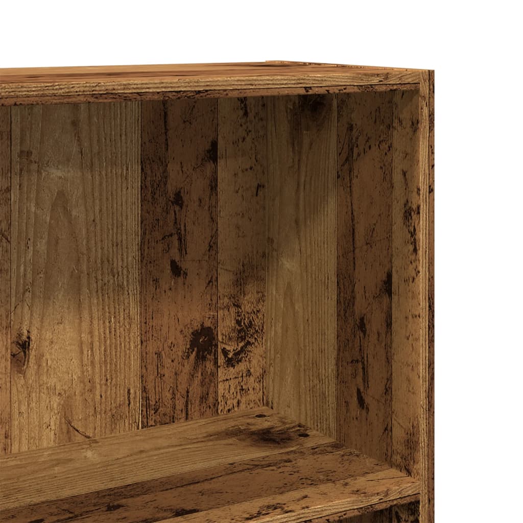 Bookshelf Reclaimed Wood Look 60x24x109 cm Engineered Wood