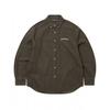 Washed Denim Shirt Brown