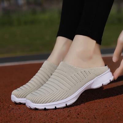 Women's Clogs Backless Walking Sneakers Summer Girls' Footwear Slip-on Mules Shoes Men Casual Travel Mule Slippers for Girl