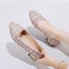 Women's Flat Shoes Office Ladies Footwear Pointed Toe With Heel Ballet Flats Comfortable And Elegant Chic Point Novelties L