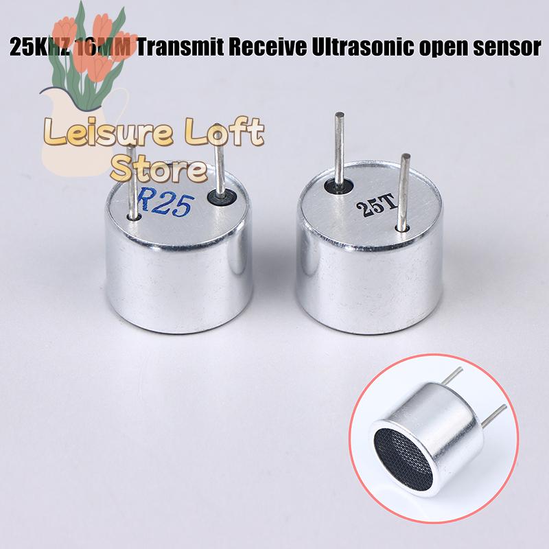DIY Ultrasonic Sensor Kit 5/10Pcs 25KHZ 16MM Ranging Robotics Level Detection Easy-to-Use T/R Probe Set for Hobbyists