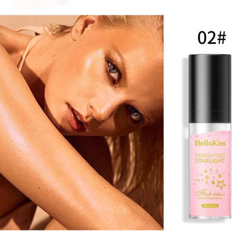 Fairy Highlighter Pat Powder Full Body Highlighter Brightening Natural Three-dimensional Contour Blush Makeup