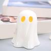 Led Ghost Lights Ceramic Ghost Decorations Ceramic Ghost Led Light Up Decor Small White Figurine Halloween Ornaments
