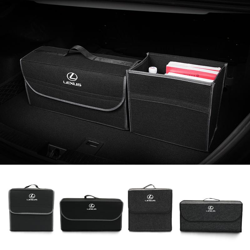 Car Trunk Storage Box Large Capacity Felt Tools Bag Accessories For Lexus CT ES GS NX IS250 CT200h IS300h ES300h RX400h NX300h PF6