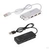 3 Port USB2.0 Hub External USB 7.1CH Sound Card Stereo Headset Adapter